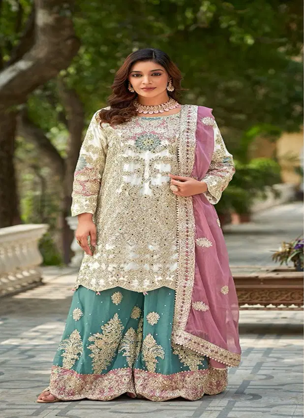  R 1615 Ragga Shree Chiffon Ready Made Pakistani Salwar Suits